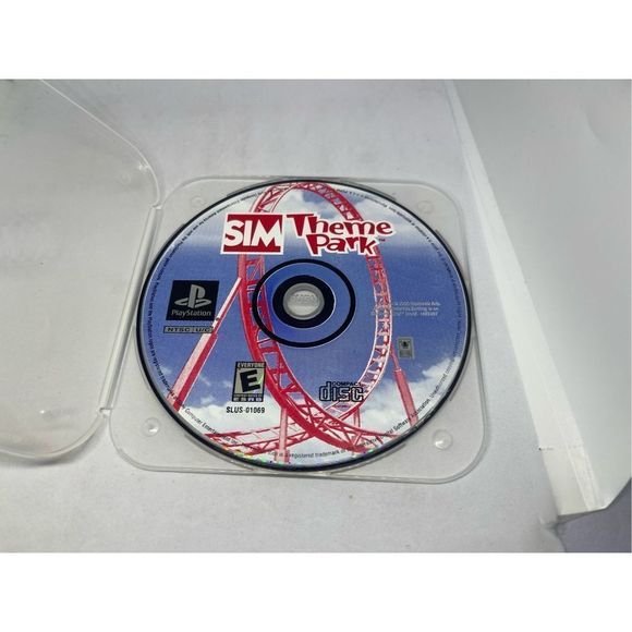 Sim Theme Park Sony PlayStation 1 PS1 - Picture 1 of 2